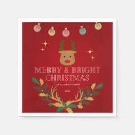 Elegant kerstfeestdag servet