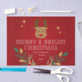 Elegant kerstfeestdag tissuepapier (Craft)