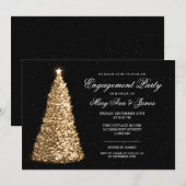 Elegant kerstfeestfeest kaart (Voorkant / Achterkant)