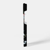 Elegant KerstFloral Monogram Waterverf iPhone Hoesje (Linkerkant)