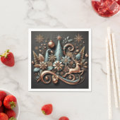 Elegant kerstgoud-Roos Servet (Insitu)