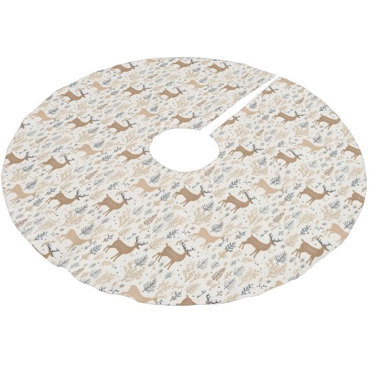 Elegant kersthert kerstboom rok (Gekanteld)