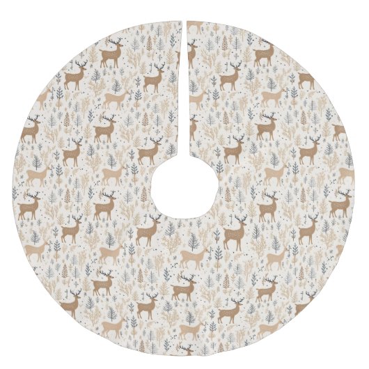 Elegant kersthert kerstboom rok (Voorkant)