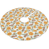 Elegant kersthuis Citrus Spice Kerstboom Rok (Gekanteld)