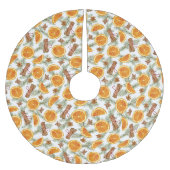 Elegant kersthuis Citrus Spice Kerstboom Rok (Voorkant)