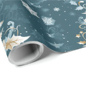 Elegant kerstinpakpapier cadeaupapier (Rol Hoek)