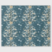 Elegant kerstinpakpapier cadeaupapier (Vlak)