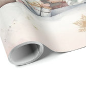 Elegant kerstinpakpapier ontwerp cadeaupapier (Rol Hoek)