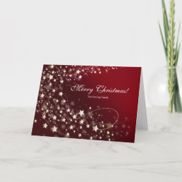 Elegant kerstkaart feestdagen kaart