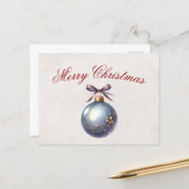 Elegant kerstkaart feestdagenkaart