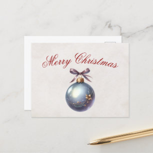 Elegant kerstkaart feestdagenkaart
