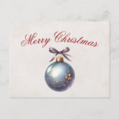 Elegant kerstkaart feestdagenkaart (Voorkant)