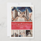 Elegant kerstkaart kaart (Voorkant)