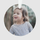 Elegant kerstkheer | Foto van Taupe Clay Ornament (voorkant)