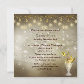 Elegant kerstkoekjeswisselaar kaart (Achterkant)