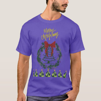 Elegant Kerstkransontwerp T-shirt