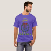 Elegant Kerstkransontwerp T-shirt (Voorkant volledig)
