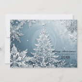 Elegant Kerstlandschap, Kerstgroet Feestdagenkaart (Voorkant)