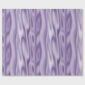 Elegant kerstlavender Faux Satin Graphic Cadeaupapier (Vlak)