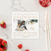 Elegant kerstliefdesfoto servet (Insitu)