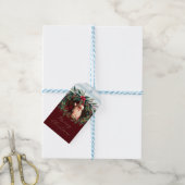 Elegant Kerstman Cadeaubijslage Cadeaulabel (Met Touw)