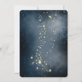 Elegant Kerstman Deer Santa Hat, kerstfeest Kaart (Achterkant)