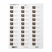 Elegant Kerstman Kerst Retouradres Etiket (Full Sheet)
