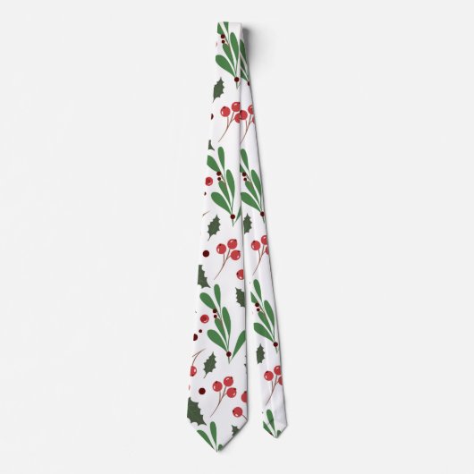 Elegant kerstmannetje | Necktie Stropdas (Voorkant)