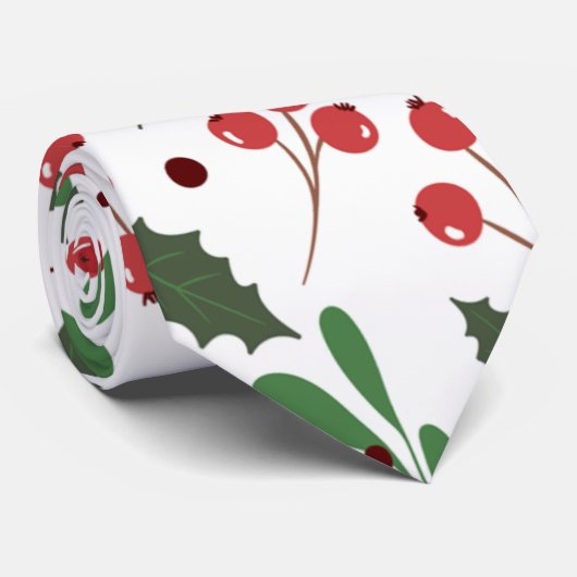 Elegant kerstmannetje | Necktie Stropdas (Opgerold)