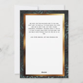 Elegant Kerstmis 1 fotograaf botanisch Feestdagenkaart (Achterkant)