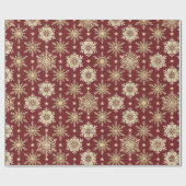 Elegant Kerstmis Cadeaupapier (Vlak)