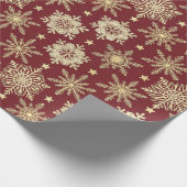 Elegant Kerstmis Cadeaupapier (Hoek)