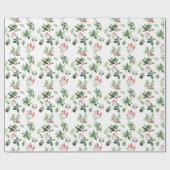Elegant Kerstmis Cadeaupapier (Vlak)