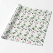 Elegant Kerstmis Cadeaupapier (Uitgerold)