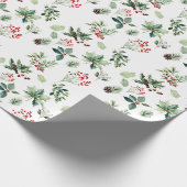 Elegant Kerstmis Cadeaupapier (Hoek)