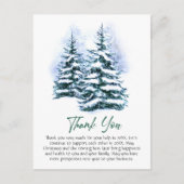 Elegant Kerstmis Corporate Hartelijk dank Briefkaart (Voorkant)