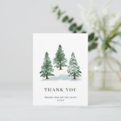 Elegant Kerstmis Corporate Hartelijk dank Briefkaart (Staand voorkant)