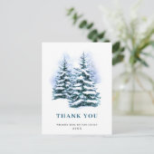 Elegant Kerstmis Corporate Hartelijk dank Briefkaart (Staand voorkant)