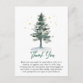 Elegant Kerstmis Corporate Hartelijk dank Briefkaart (Voorkant)