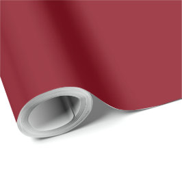 Elegant Kerstmis Effen Rood Cadeaupapier