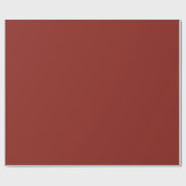 Elegant Kerstmis Effen Rood Cadeaupapier (Vlak)