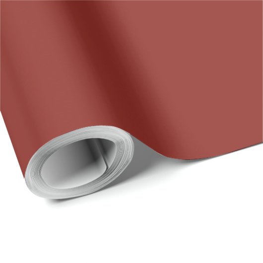 Elegant Kerstmis Effen Rood Cadeaupapier (Rol Hoek)