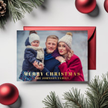 Elegant Kerstmis Foto Goud