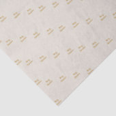 Elegant Kerstmis Goud Schrift Tissuepapier (Detail)