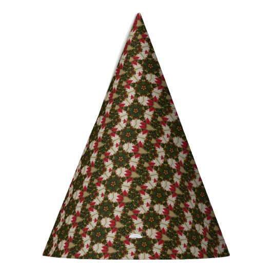 Elegant Kerstmis met Kaleidoscoop Star Green Feesthoedjes (Links)