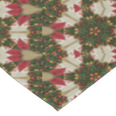 Elegant Kerstmis met rode groene Kaleidoscoop Tafelkleed (Gekanteld)