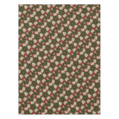 Elegant Kerstmis met rode groene Kaleidoscoop Tafelkleed (Voorkant)