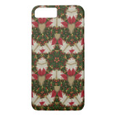 Elegant Kerstmis met rode groene kaleidoscopie Case-Mate iPhone Case (Achterkant)