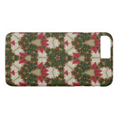 Elegant Kerstmis met rode groene kaleidoscopie Case-Mate iPhone Case (Achterkant (Horizontaal))