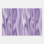 Elegant Kerstmis Paars/Lavender Satin Trendy Inpakpapier Vel (Voorkant 2)